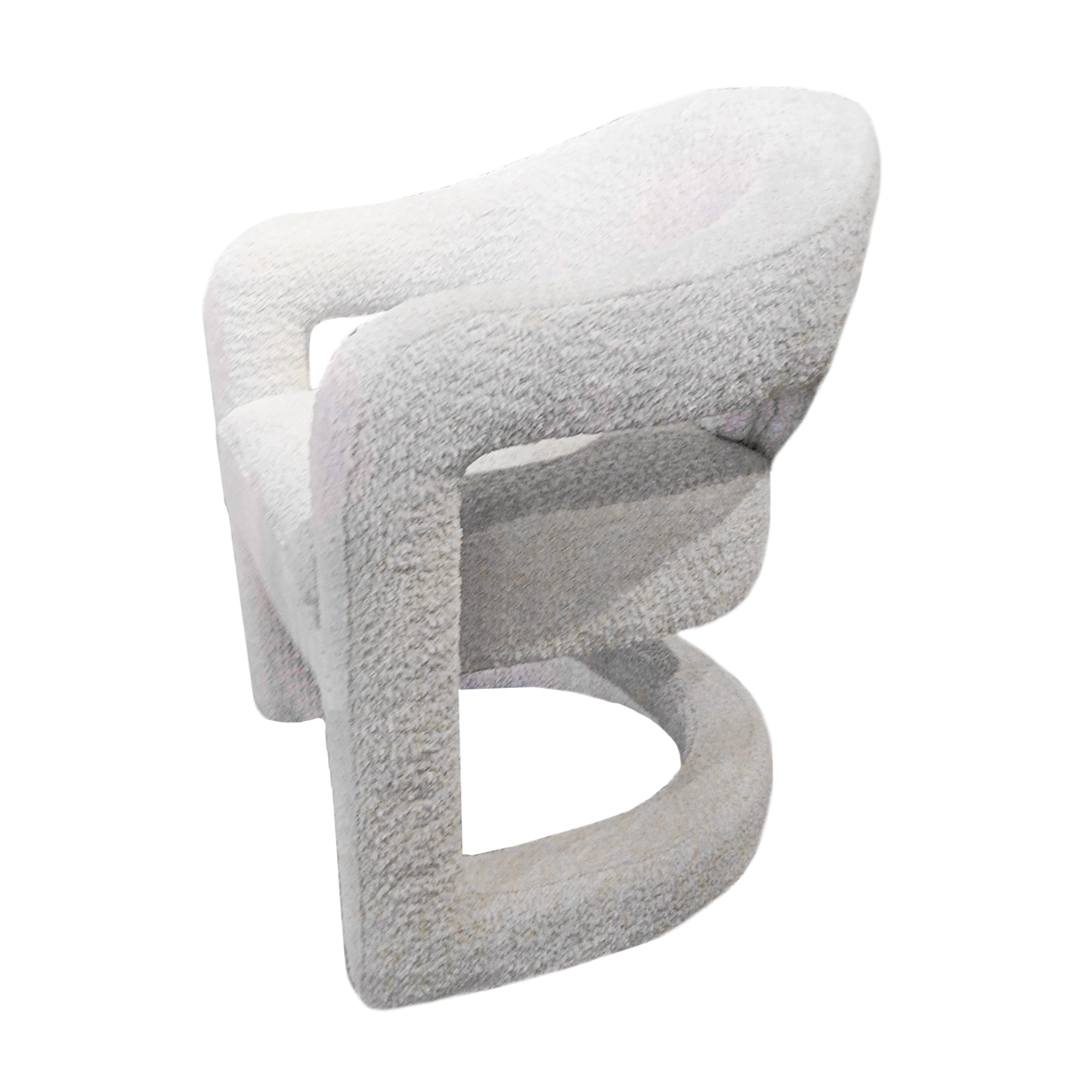 Silla Artic de Bouclé Blanco - Image 2
