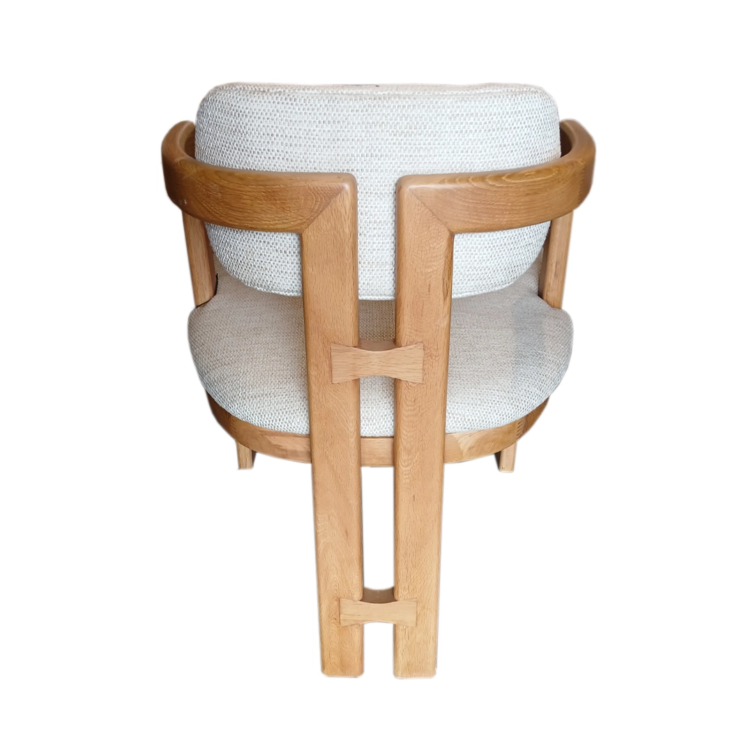 Silla Lois de Bouclé Blanco - Image 3