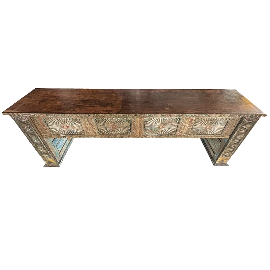 Consola de Madera Tallada en India - Image 2